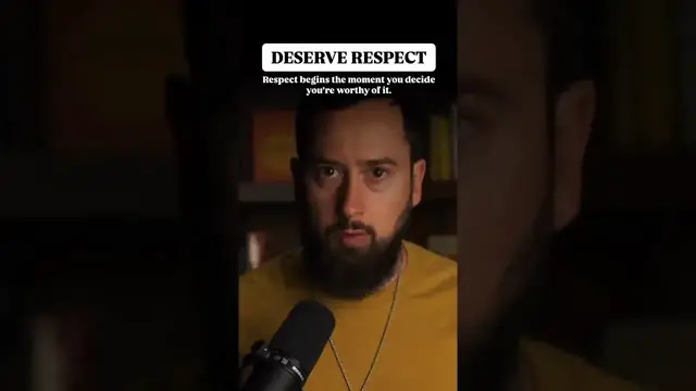 'Video thumbnail for josh terry: deserve respect: believe you're worthy'
