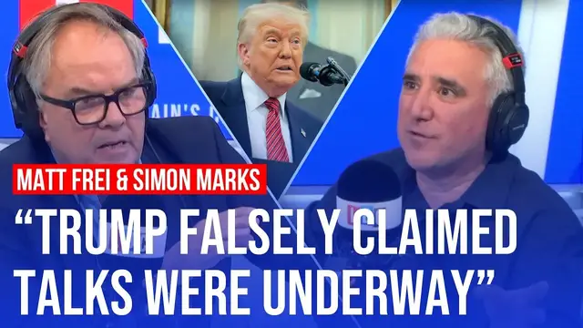 'Video thumbnail for Trump's trade war: China levies could be halved to 80% | LBC'