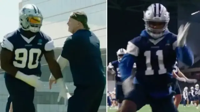 'Video thumbnail for #Cowboys Micah Parsons & D-Law Applying Pressure With Competition + More'