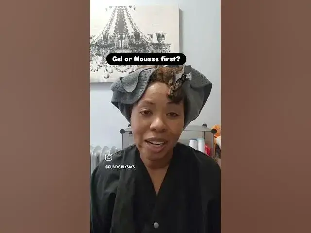 'Video thumbnail for Gel or Mousse first? #curlyhair #curlconfidence #haircare #washandgo'