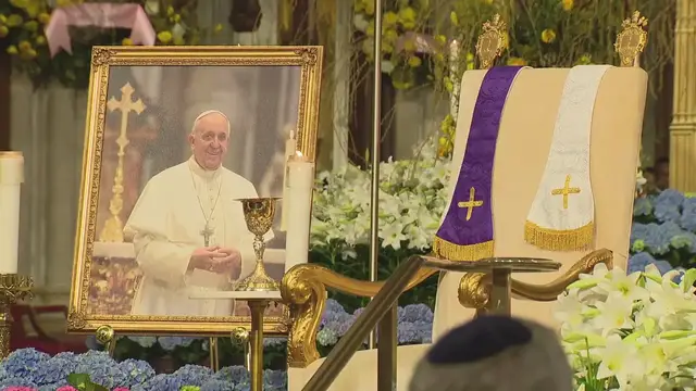 'Video thumbnail for Mass honors Pope Francis at St. Patrick’s Cathedral'