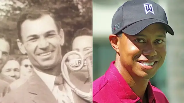 'Video thumbnail for Greatest Sports Legends Then and Now - Features the Careers of Ben Hogan and Tiger Woods'
