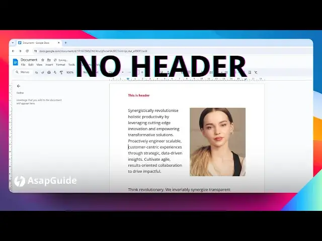 'Video thumbnail for How to Get Rid of Header in Google Docs'