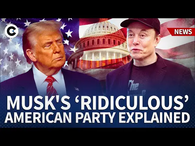 'Video thumbnail for Should Trump worry about Musk's new America Party?'