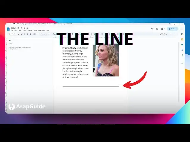 'Video thumbnail for How to Insert a Horizontal Line in Google Docs'