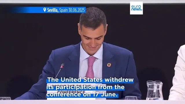 'Video thumbnail for US skips global UN meeting in Spain aimed at raising trillions to combat poverty'