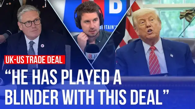'Video thumbnail for Was Starmer right to 'suck up' to Trump? | LBC callers react'