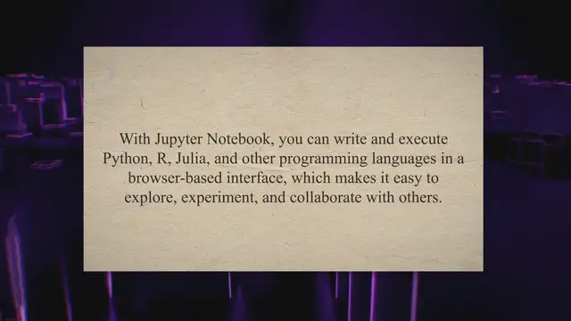 'Video thumbnail for A Step-by-Step Guide to Installing and Configuring Jupyter Notebook on Linux and Windows'