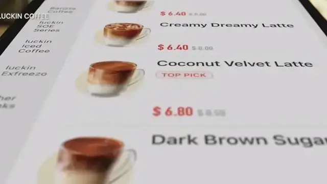 'Video thumbnail for New best coffee in town? Chinese brand 'Luckin Coffee' opens in NYC'