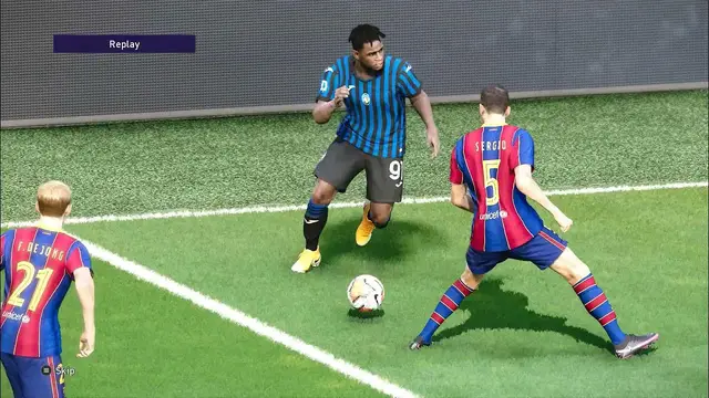 'Video thumbnail for FC Barcelona vs Atalanta B.C. | PES2021 | Gameplay | 1080p 60FPS'