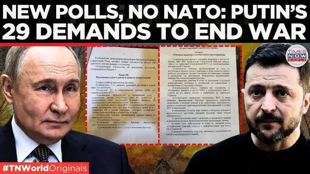 'Video thumbnail for Nato Summit 2025: Inside Russia’s Demands: No NATO, No Sanctions, No War Claims | Nato News'