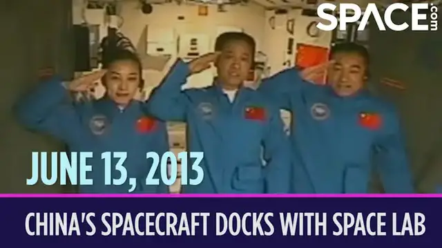 'Video thumbnail for OTD In Space - June 13: China’s Spacecraft Docks With Space Lab'