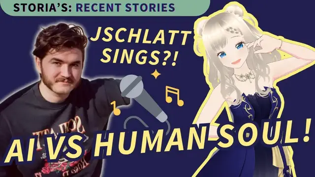 'Video thumbnail for Gamer Jschlatt Sings AI Off the Stage? Must Hear!'
