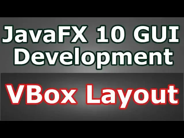 'Video thumbnail for Learn JavaFX 10 GUI Creating VBox Layout #8'