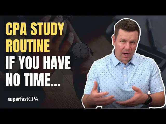 'Video thumbnail for CPA Exam Study Routine If You Have No Time'