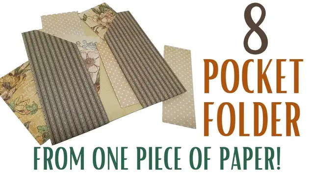 'Video thumbnail for 8 DIY Pocket Folder'
