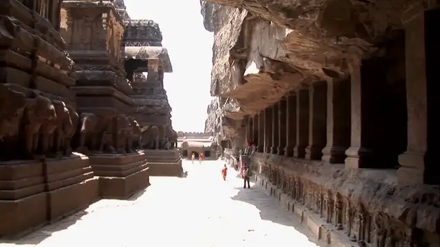 'Video thumbnail for Ellora Caves , marvelous Indian temple architecture'