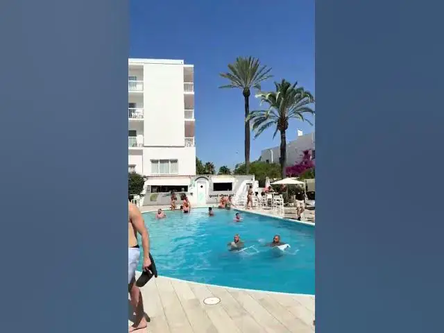 'Video thumbnail for Tourist brawls and launch stools at each other in Ibiza swimming pool'