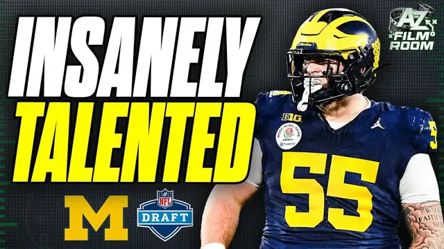 'Video thumbnail for a to z sports film room: mason graham scouting report: browns draft Michigan's defensive tackle!'