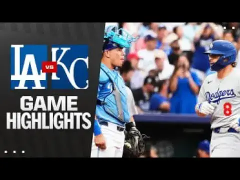 'Video thumbnail for Los Angeles Dodgers at Kansas City Royals Full-Game Highlights! | 06/29/2025'