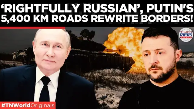 'Video thumbnail for ‘Highways of Power’, Putin’s Grand Push, Russia Locks Down Ukrainian Territories! | Times Now World'