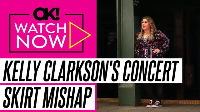 'Video thumbnail for Kelly Clarkson Reflects on Embarrassing Concert Mishap Where Her Skirt Fell Down: 'I Was Commando''