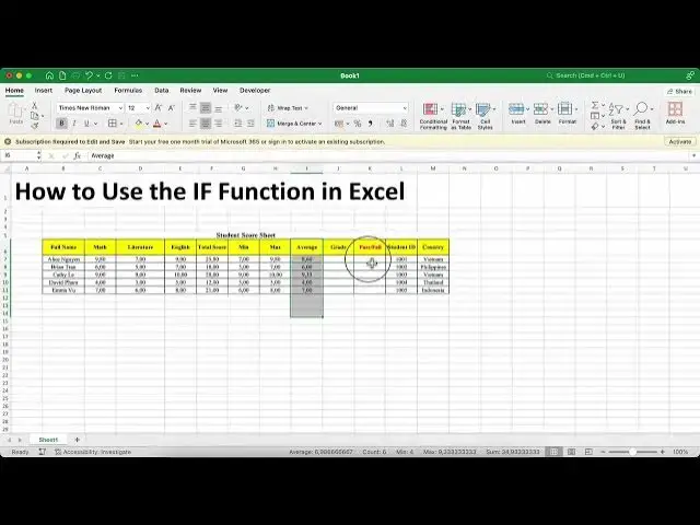 'Video thumbnail for Excel 365: Cách sử dụng hàm IF trong Excel'