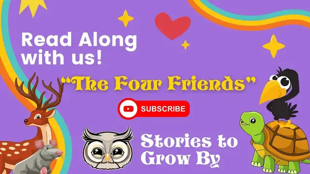 'Video thumbnail for The Four Friends | Bedtime Stories For Kids | Folktale Read-Along'