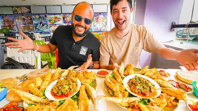 'Video thumbnail for Morocco's EXOTIC SEAFOOD Heaven  CRAZY Stingray & Oyster Feast in El Jadida!'