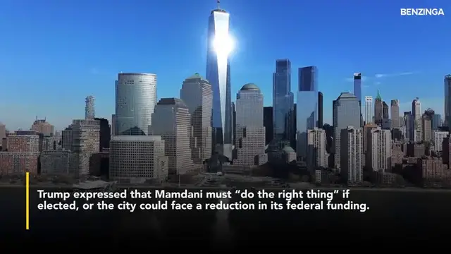 'Video thumbnail for Trump Threatens To Cut Federal Funding For NYC If Zohran Mamdani Doesn't Do The 'Right Thing''
