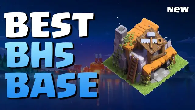 'Video thumbnail for NEW BEST Builder Hall 5 Base COPY Link 2023! COC BH5 Trophy Base Link - Clash of Clans'