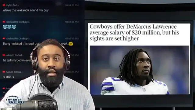 'Video thumbnail for law nation sports: demarcus lawrence's contract demands, cowboys salary cap & nfl team building'