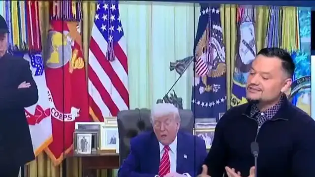'Video thumbnail for Trump-Musk feud highlights ‘violence’ of right-wing politics, expert says'