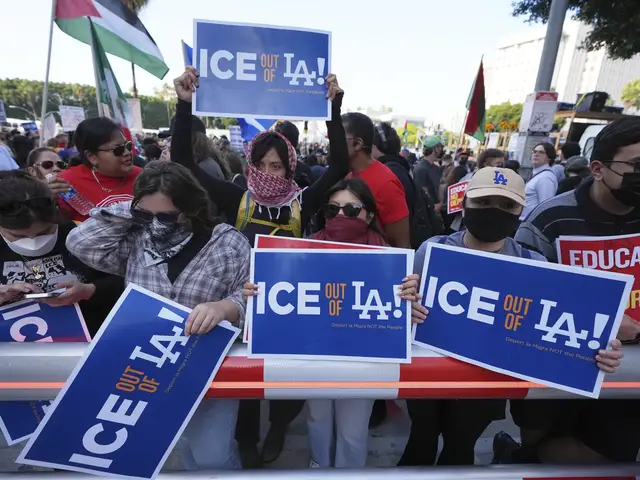 'Video thumbnail for Los Angeles immigration raids: Masked federal agents carry out widespread operations'
