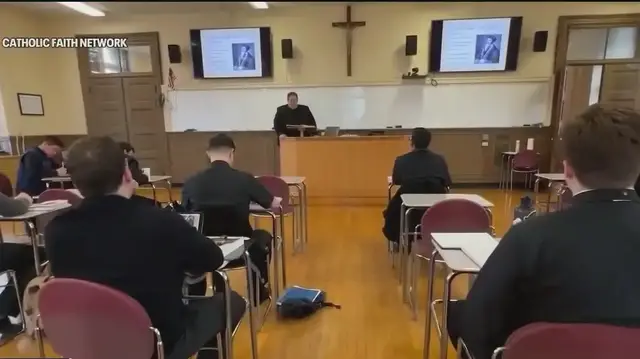 'Video thumbnail for Catholic Church struggling to attract Priests'