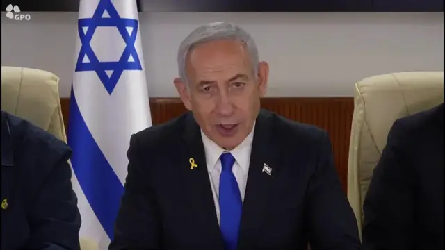 'Video thumbnail for PM Netanyahu: "After a successful opening strike, we will achieve many more — with God's help."'