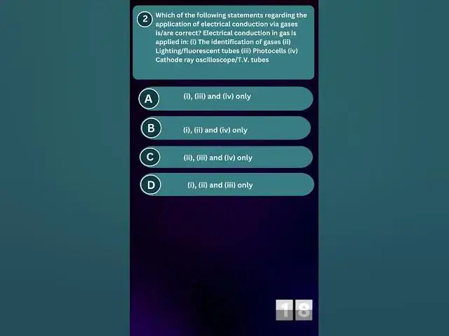 'Video thumbnail for Physics 2023 Past Question 2 JAMB (QUIZ)#jambpastquestions #quiz'