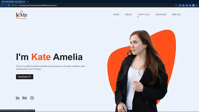 'Video thumbnail for How To Make A Website With Image Transform Effect Using HTML and CSS'