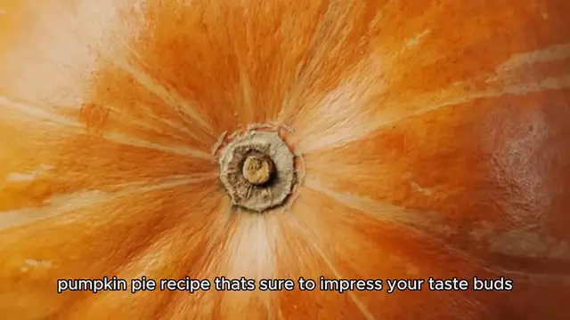 'Video thumbnail for Pumpkin pie recipe'