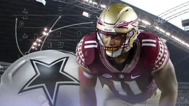 'Video thumbnail for The Cowboys select Jermaine Johnson II (FSU) 2022 Mock Draft'