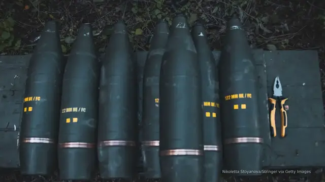 'Video thumbnail for Ukraine weapons freeze tied to sweeping Pentagon stockpile review'