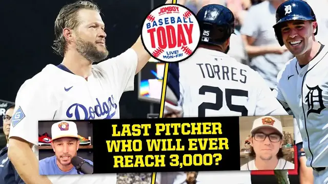 'Video thumbnail for Will Clayton Kershaw be the last pitcher to reach 3,000 strikeouts? | Baseball Today'