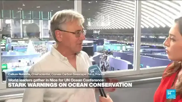 'Video thumbnail for UN Ocean Conference in Nice : Stark warnings on ocean conservation'