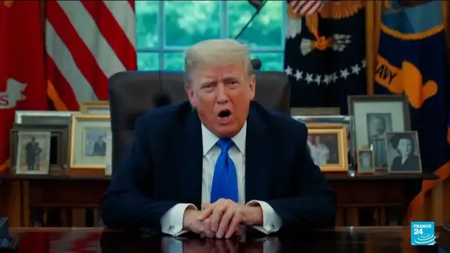 'Video thumbnail for Trump announces travel ban and restrictions on 19 countries'