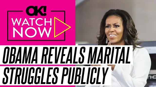 'Video thumbnail for Michelle Obama Admits 'Marriage Is Hard' After Debunking Divorce Rumors'