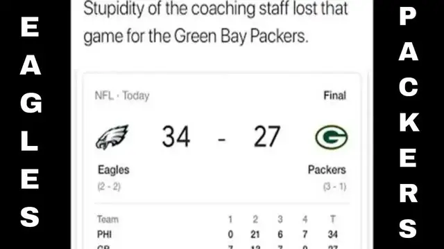 'Video thumbnail for law nation sports: green bay packers coaching staff stupidity vs eagles nfl game breakdown'