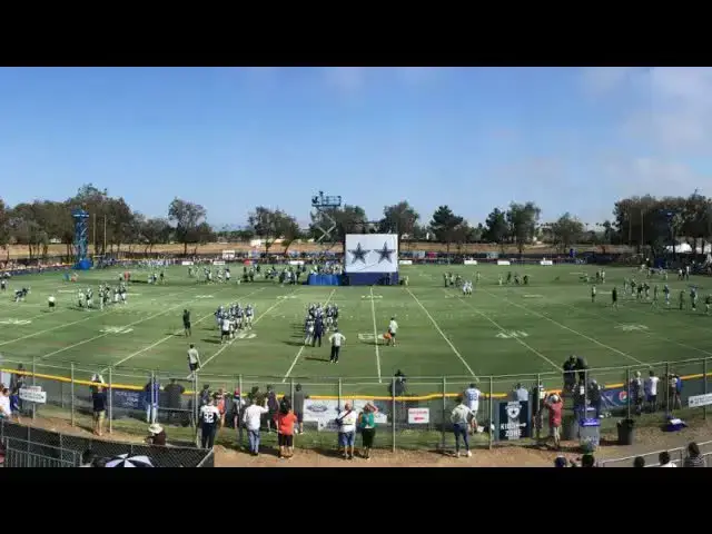 'Video thumbnail for law nation sports: dallas cowboys training camp in oxnard: elliot contract, team updates'