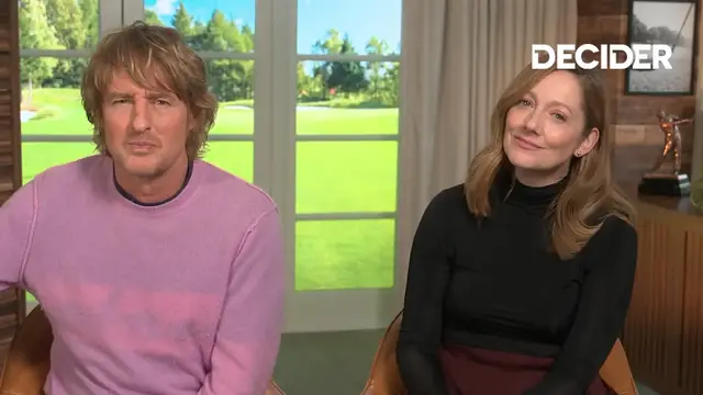 'Video thumbnail for Owen Wilson & Judy Greer Found New Love Of Golf While Filming Apple TV+'s 'Stick''