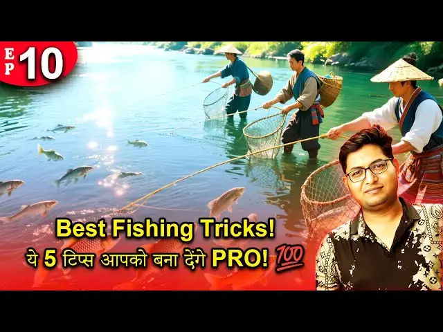 'Video thumbnail for Best Fishing Tricks! ये 5 टिप्स आपको बना देंगे PRO! 💯 | VRrtro #VRrtro'