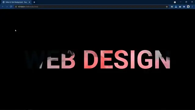 'Video thumbnail for How To Add Video In Text Background Using HTML And CSS In Just 5 Minutes'
